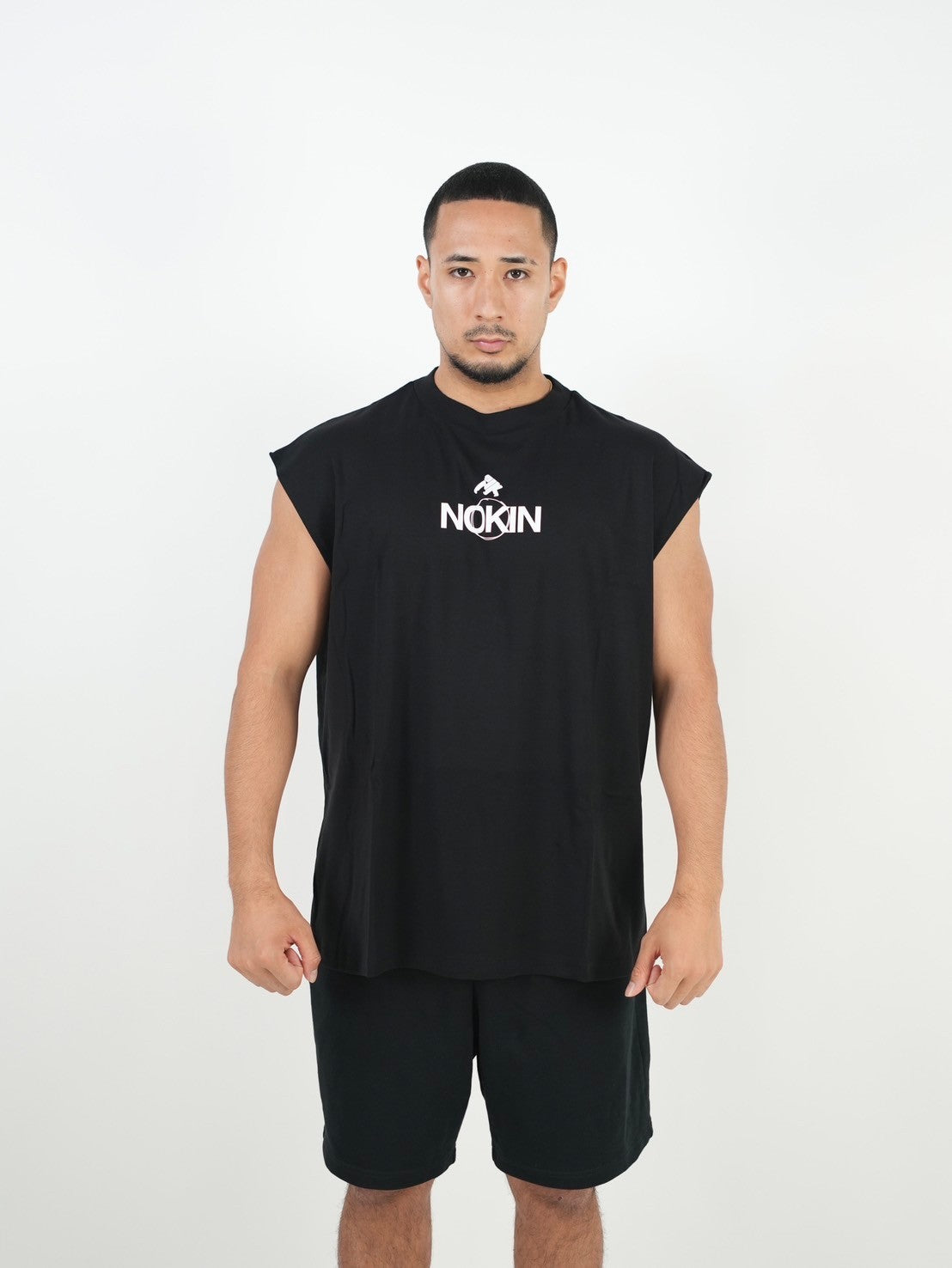 NO SLEEVE SIMPLE LOGO BIG T-SHIRTS